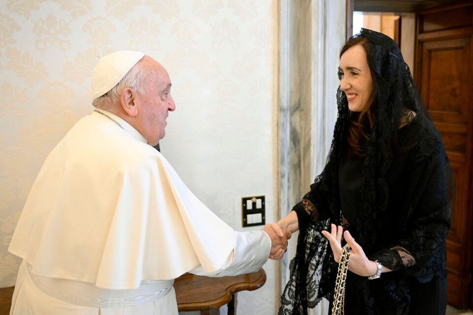 Vice presidenta se reunión con el Papa