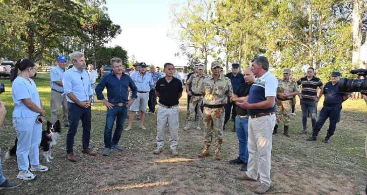 Desde Colon, Frigerio lanzó el programa Campo seguro