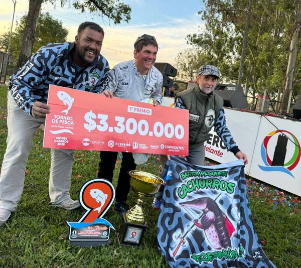 PESCADORES FEDERAENSES BRILLARON EN MONTE CASEROS: “LOS CACHORROS ” GANARON LA COPA CHALLENGER