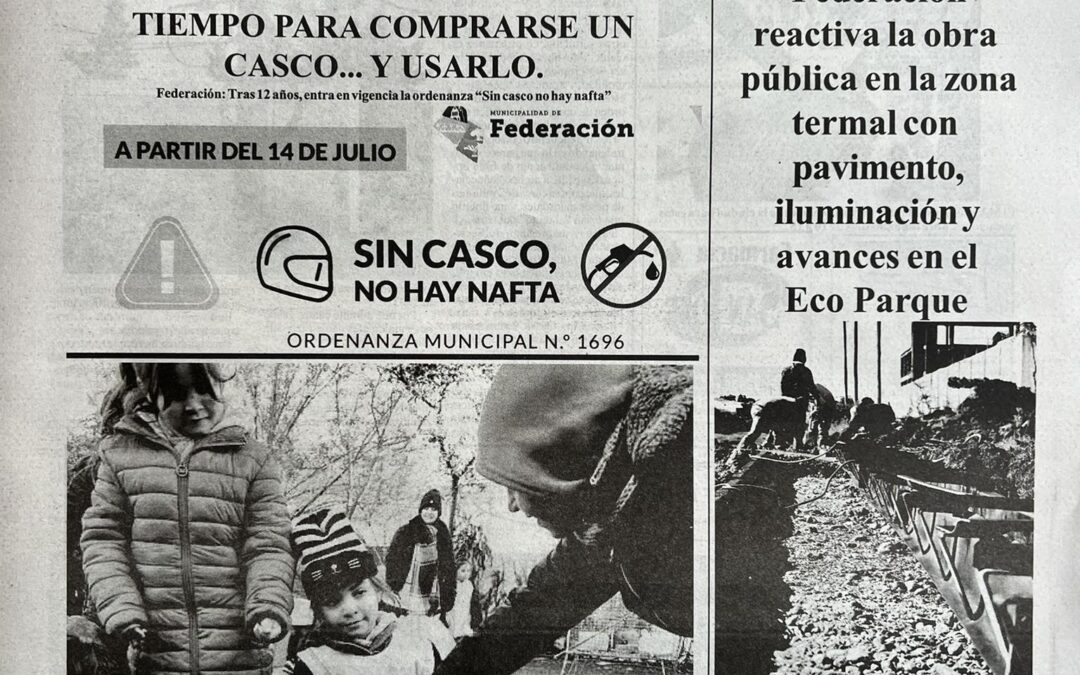 Tapa de El Federaense de este viernes 4 de julio de 2025