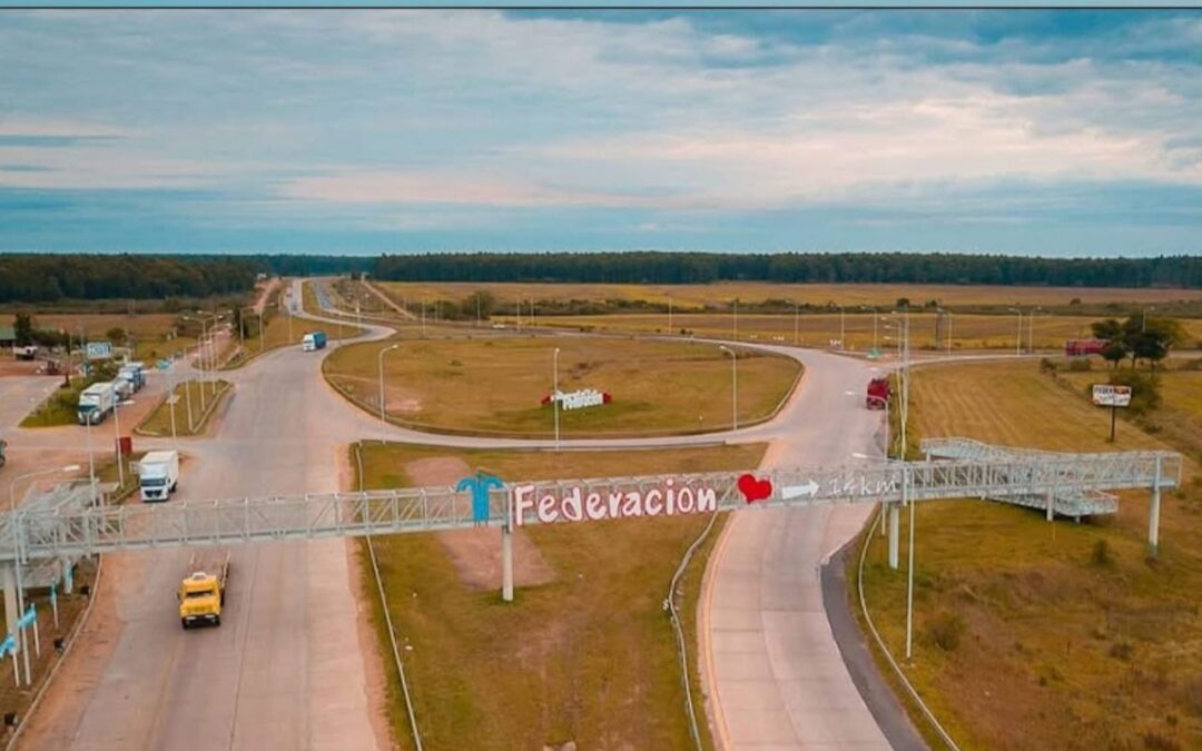 Rotonda de acceso: la Municipalidad de Federación gestiona ante Vialidad Nacional para poder intervenir