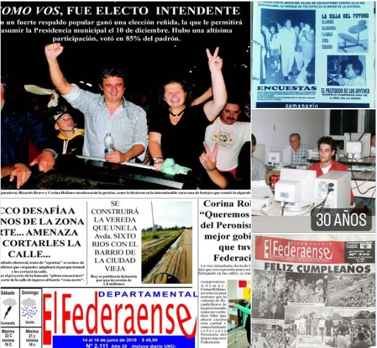 EL FEDERAENSE CUMPLE HOY 31 AÑOS DE HISTORIA VIVA!!!