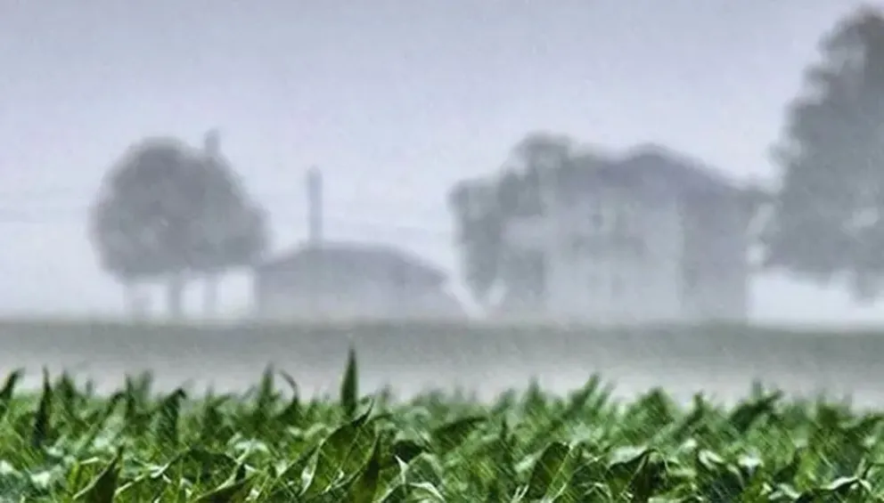 Las lluvias se duplicaron en julio de 2025 en Entre Ríos