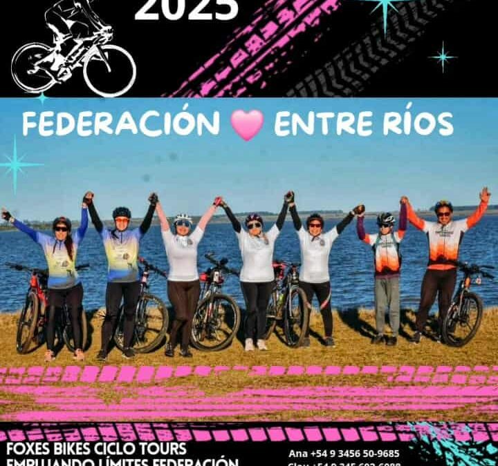 Cicloturismo Termal en Federación, se va a realizar el Domingo 12 de octubre