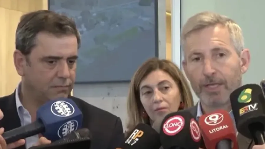 Frigerio y el ministro del Interior Catalán anunciaron el incremento de la tarifa de Salto Grande y firmaron un convenio de infraestructura