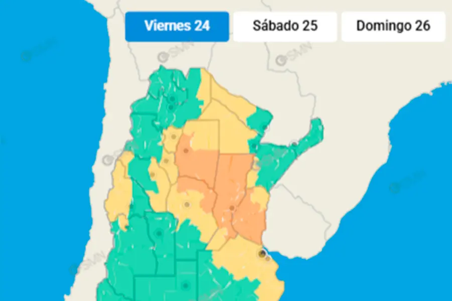 LLUVIAS Y TORMENTAS: LA PROVINCIA EN ALERTA