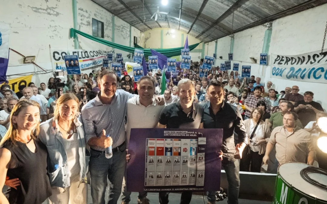 Frigerio cerró la campaña de la Alianza La Libertad Avanza en Gualeguaychú y llamó a defender el cambio