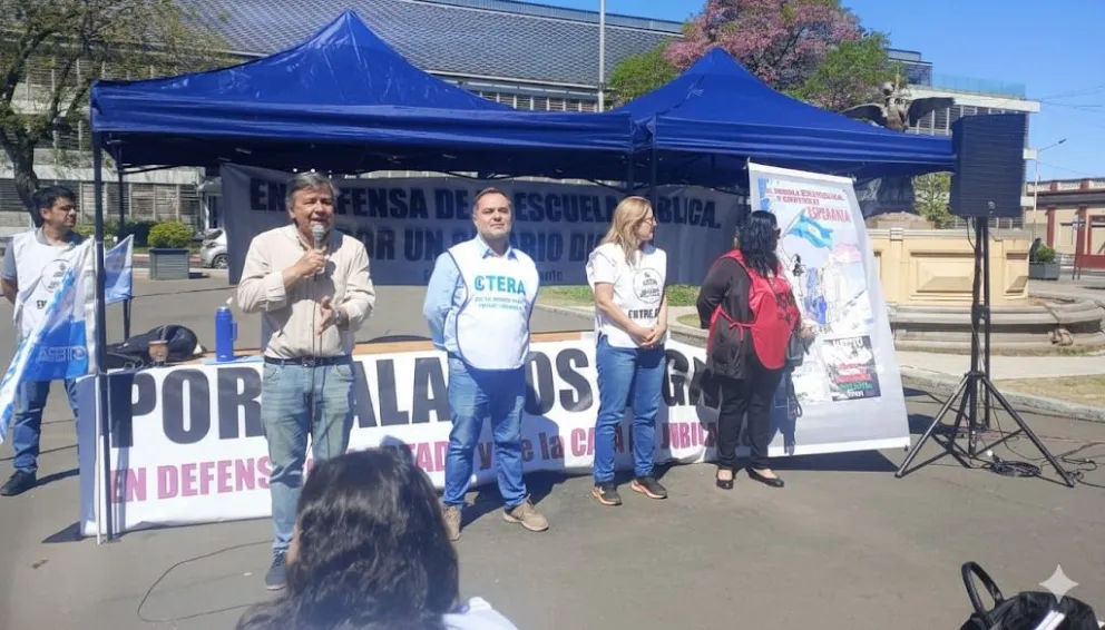 “El paro es un derecho, no se descuenta”: Agmer desafía al Gobierno y sostiene la protesta docente