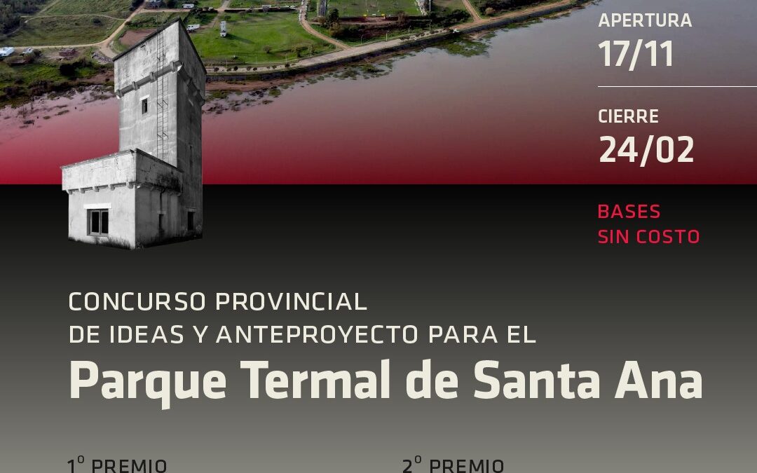 Comenzó el concurso de Ideas y Anteproyecto para el Parque Termal de Santa Ana