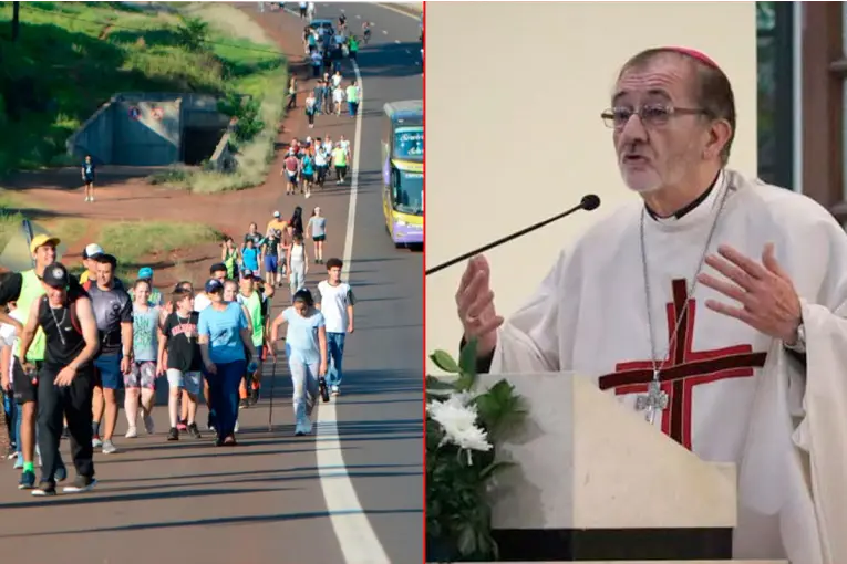 INSÓLITO, VIALIDAD LES COBRO A PEREGRINOS POR SUBIRSE A LA BANQUINA DE RUTA 12