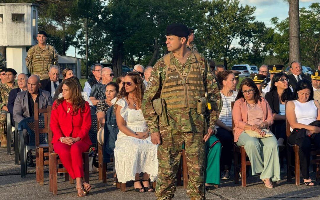 Asumió el nuevo jefe del Regimiento de Chajarí teniente coronel Martín Bilibio