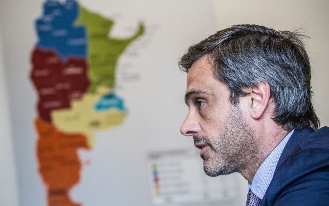 Michel en la reunión de la CGT por la reforma laboral