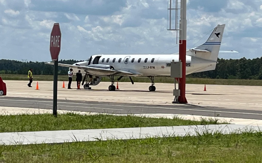 Se cumplieron los primeros vuelos que unieron Aeroparque con Concordia