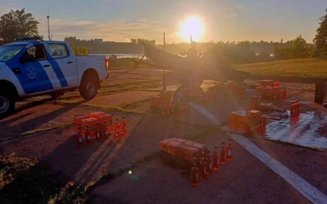 Querían cruzar a Salto con cigarrillos y botellas de Aperol de contrabando pero fueron descubiertos