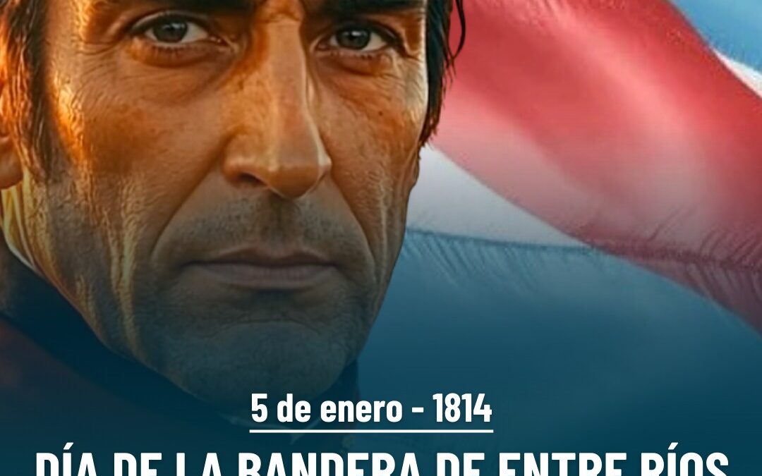 Cada 5 de enero se conmemora el Día de la Bandera de Entre Ríos, en recuerdo de la enseña creada por José Gervasio Artigas en 1815, en el marco de la Liga de los Pueblos Libres.