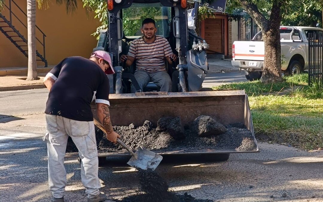 TRABAJOS DE REPARACIÓN EN DISTINTOS SECTORES DE LA CIUDAD