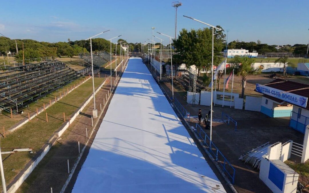El tradicional desfilódromo José Luis Silvestri ya está listo para vivir el Carnaval federaense 2026