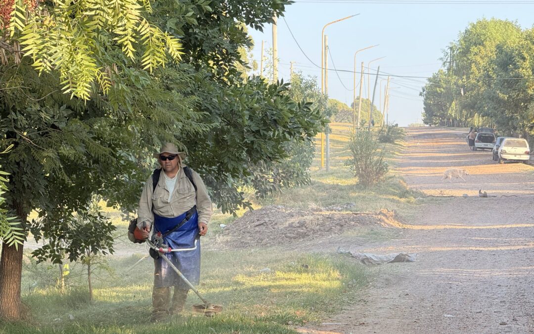 EL MUNICIPIO TRABAJA EN LA LIMPIEZA INTEGRAL EN CALLE EMILIO SURRA
