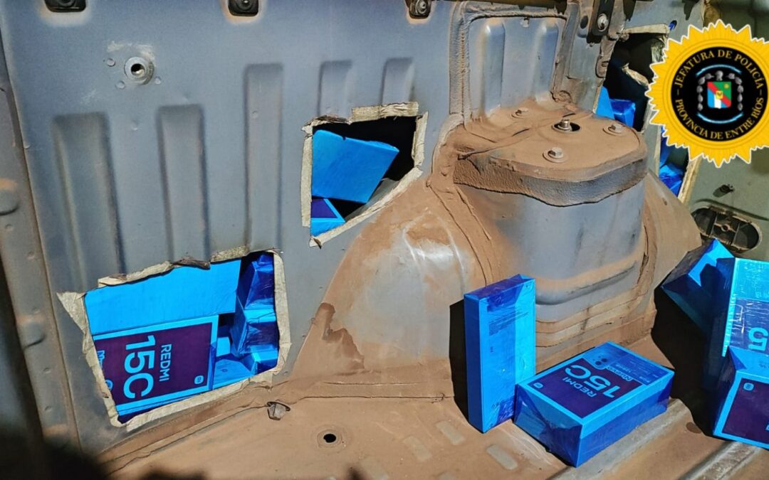 Paso cerrito: secuestraron un cargamento de celulares valuado en 30 millones de pesos