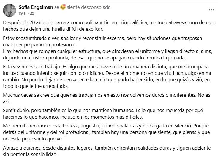 FEDERACIÓN – CRÓNICA; EL LADO INVISIBLE DEL HORROR: LO QUE VIVEN LOS POLICÍAS.
