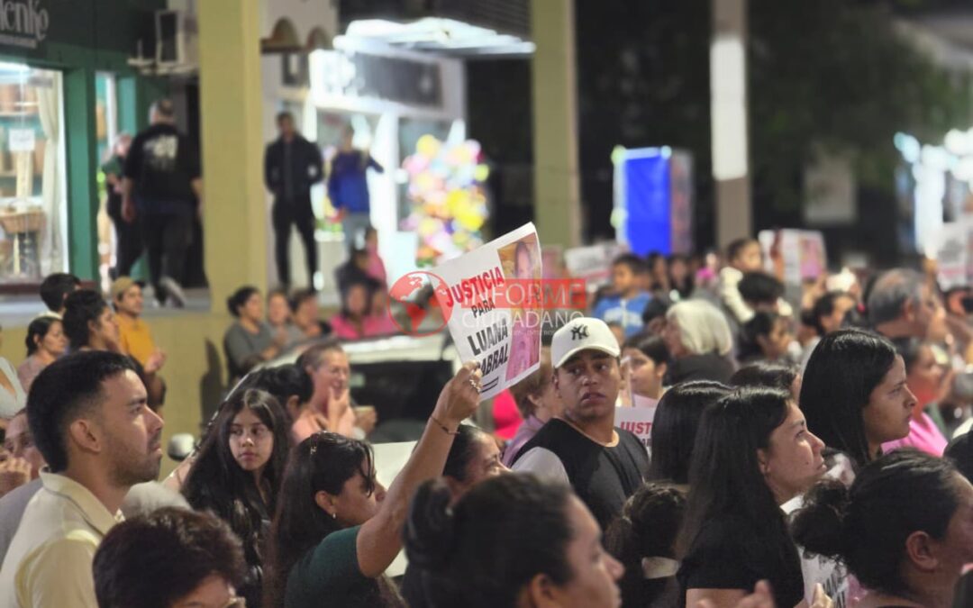 MARCHA EN FEDERACIÓN PARA EXIGIR JUSTICIA POR LUANA