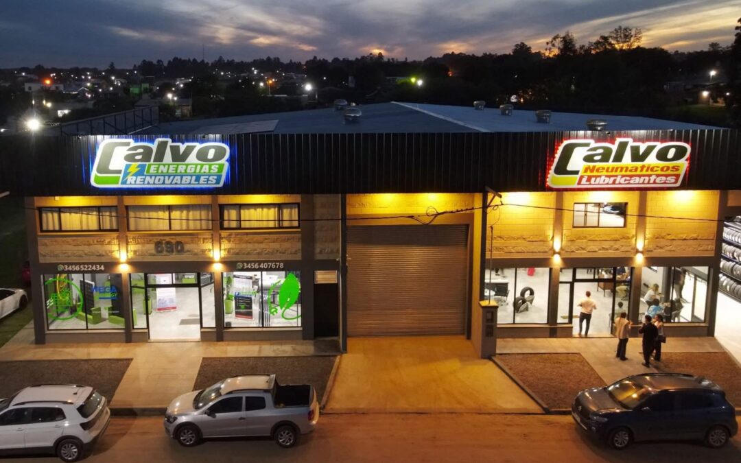 CALVO NEUMÁTICOS Y LUBRICANTES INAUGURÓ NUEVO LOCAL