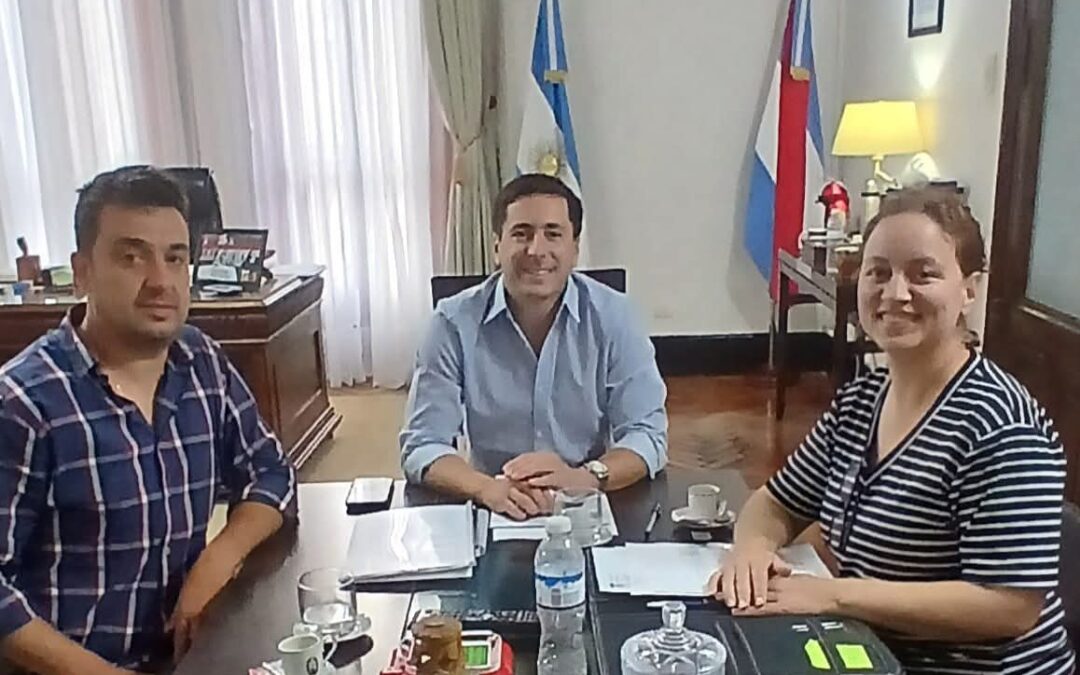 INTENDENTA DE VILLA DEL ROSARIO REALIZÓ GESTIONES EN CASA DE GOBIERNO