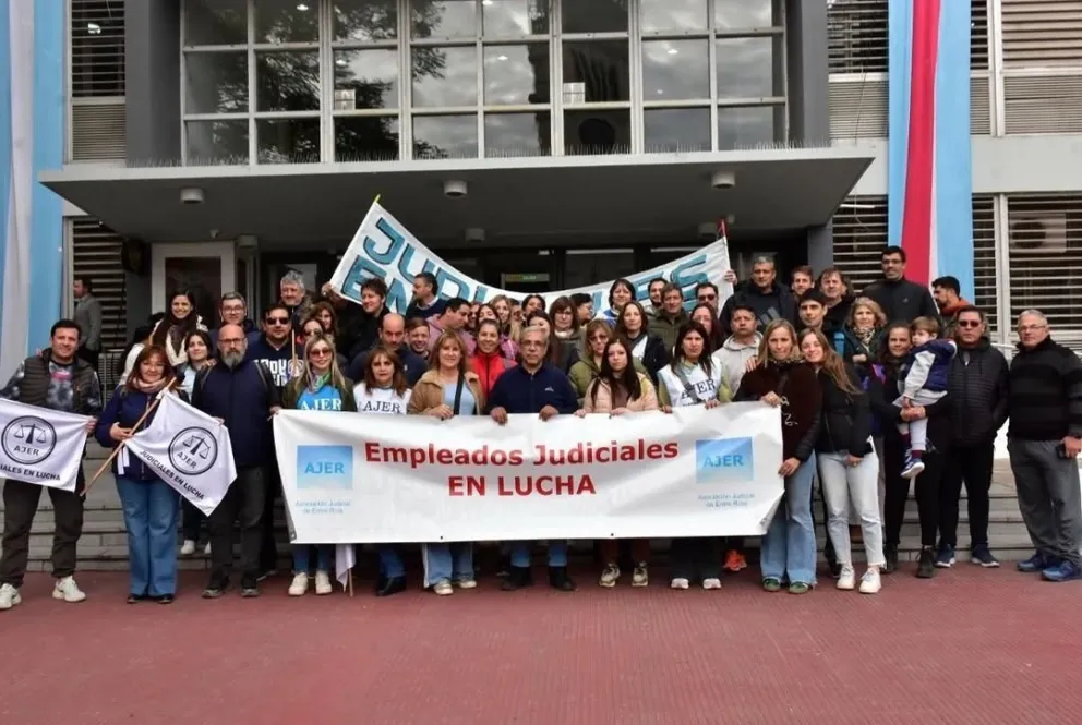 Adhesión del 90% al paro de AJER: “Necesitamos que se nos reponga el salario”