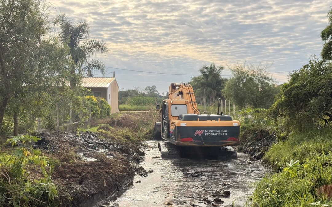 MUNICIPALES: TAREAS DE SANEAMIENTO EN LA CUENCA SAN CARLOS