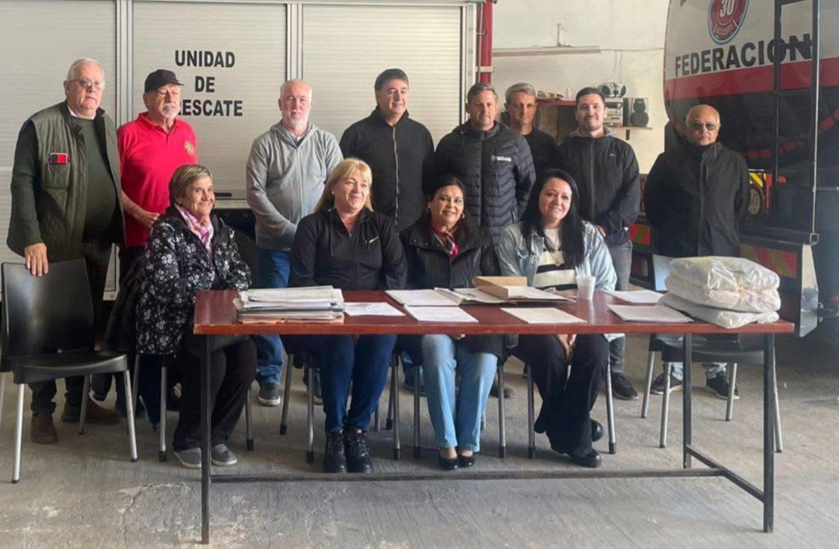 NUEVA COMISICÓN EN LA ASOCIACIÓN AMIGOS BOMBEROS VOLUNTARIOS DE FEDERACIÓN