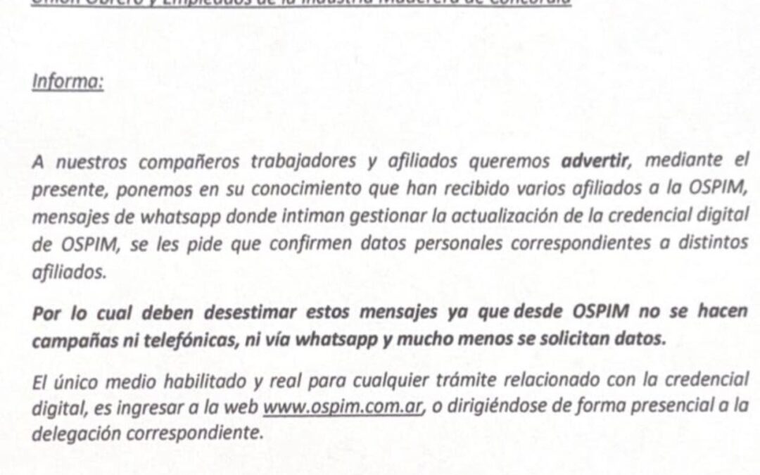 Unión Obrero y Empleados de la Industria Maderera de Concordia