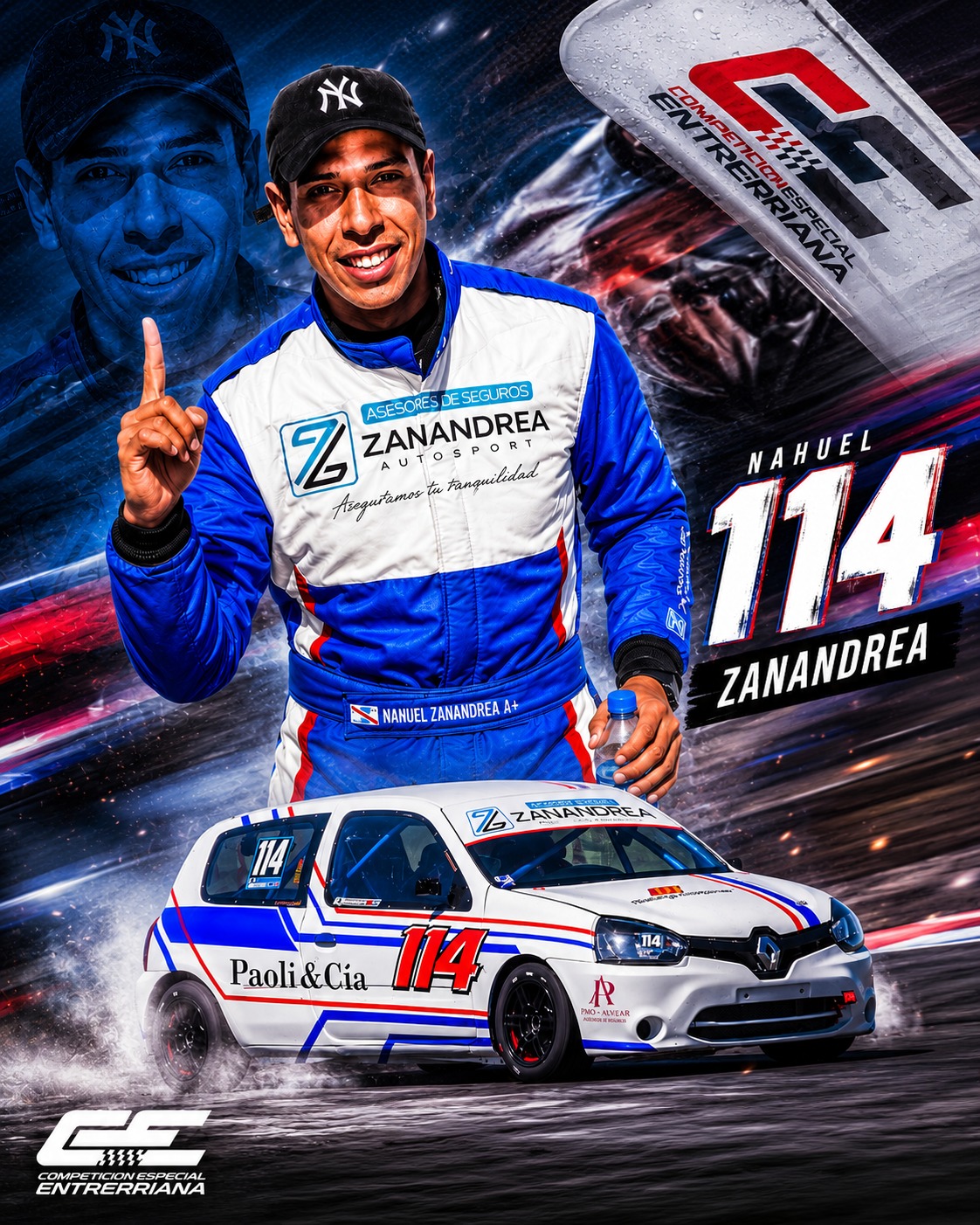 NAHUEL ZANANDREA, DEFIENDE EL 1EN CONCORDIA
