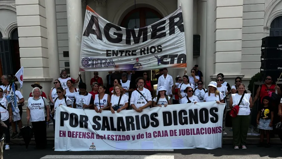Por mejores salarios y contra la reforma jubilatoria, Agmer convoca este jueves al quinto paro del año