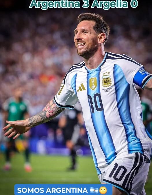 Inmenso!!! Messi 3 Goles!!!! Argentina 3 Argelia 0