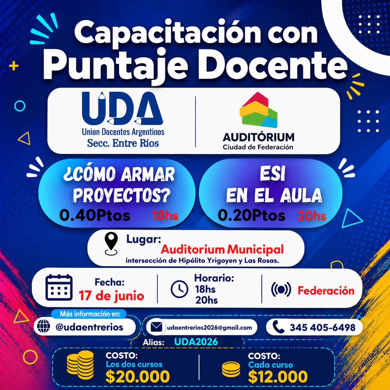 FEDERACIÓN: CAPACITACIÓN DOCENTE CON PUNTAJE
