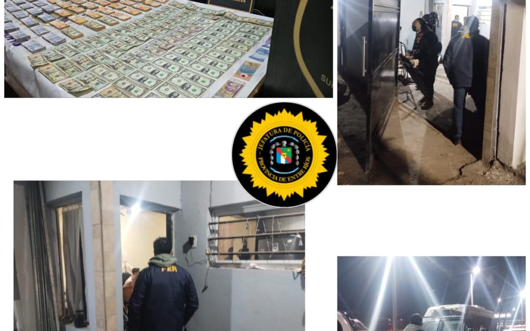 ROBO A MOSAICOS CHAJARÍ; SE SECUESTRARON 40 MILLONES DE PESOS