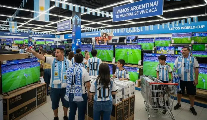Creció la venta de televisores por el Mundial: los de 55 pulgadas son los más vendidos