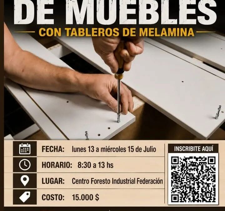 CURSO DE ARMADO DE MUEBLES CON TABLEROS DE MELAMINA