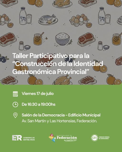 BUSCANDO UN PLATO TÍPICO PARA FEDERACIÓN