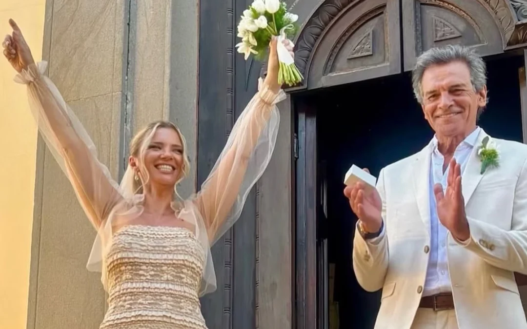 Una abogada de Chajarí se casó con un reconocido periodista y celebró su boda en Italia