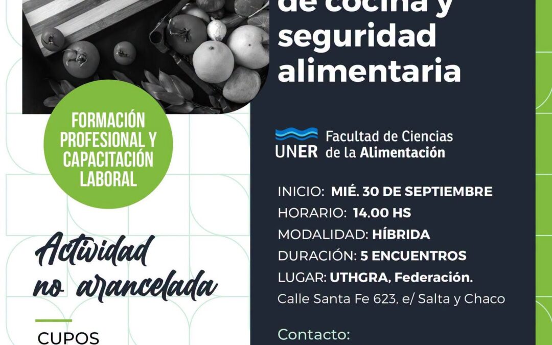 ALLER DE COCINA Y SEGURIDAD ALIMENTARIA