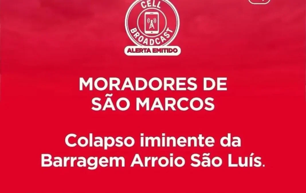 Detectaron fisuras en una represa del sur de Brasil tras las intensas lluvias y evacúan a la población de las zonas aledañas