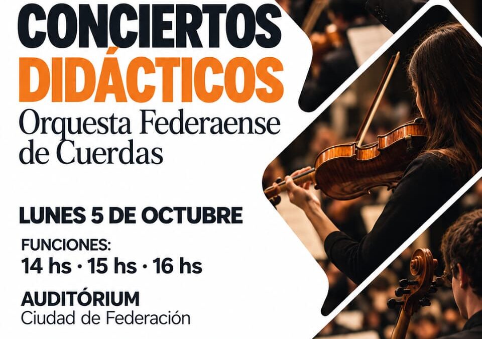 🎻 CONCIERTOS DIDÁCTICOS | ORQUESTA FEDERAENSE DE CUERDAS 🎶