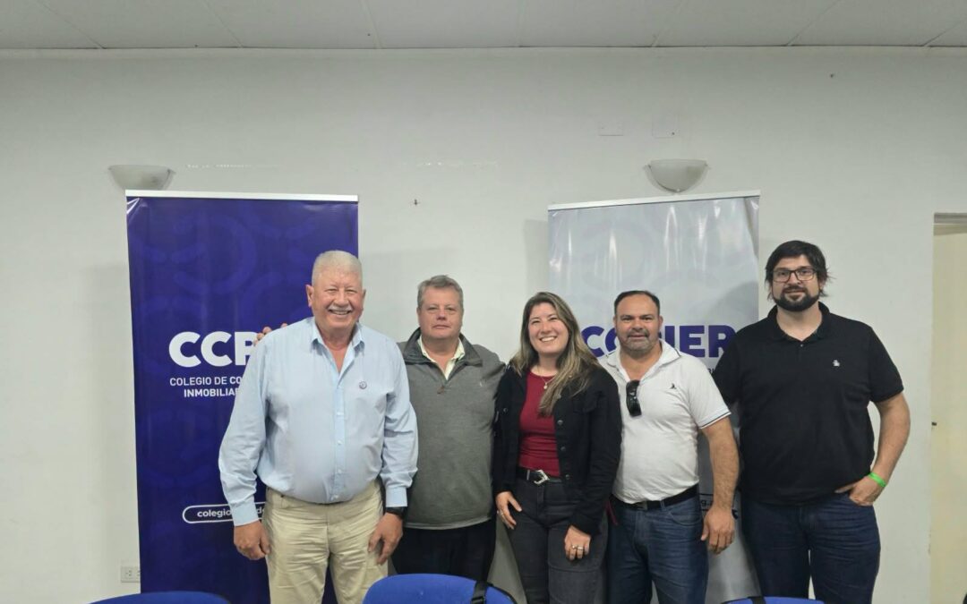 CORREDORES INMOBILIARIOS DE FEDERACIÓN PARTICIPARON EN UNA REUNIÓN PROVINCIAL EN VILLAGUAY