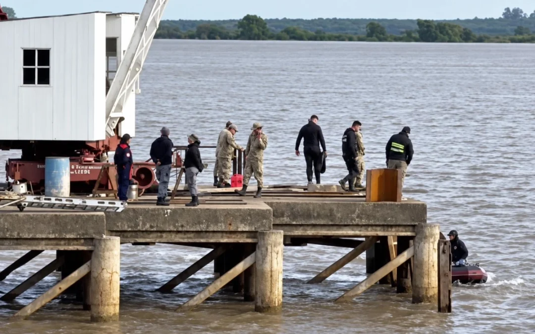 TRAGEDIA: Dos buzos murieron en unos ejercicios militares y buscan a un tercero en las aguas del río Uruguay